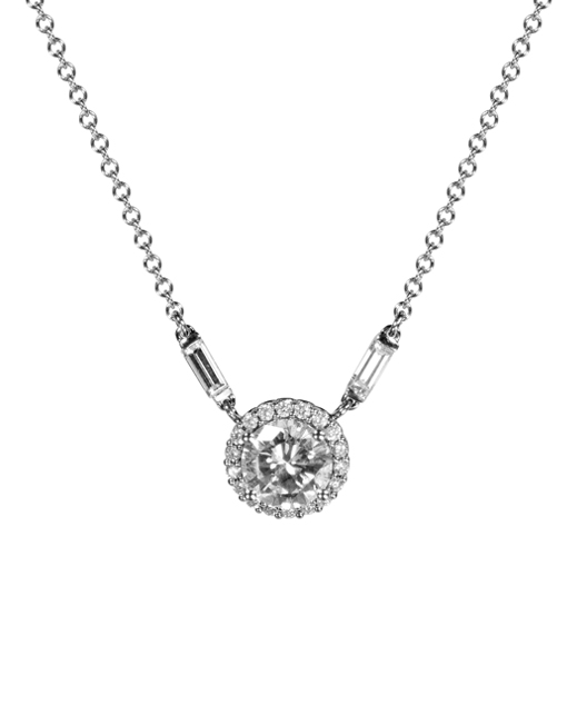 Once Loved Loved again Platinum & Diamond Pendant Diamonds were from a family engagement Ring. remounted into a stunning necklace.