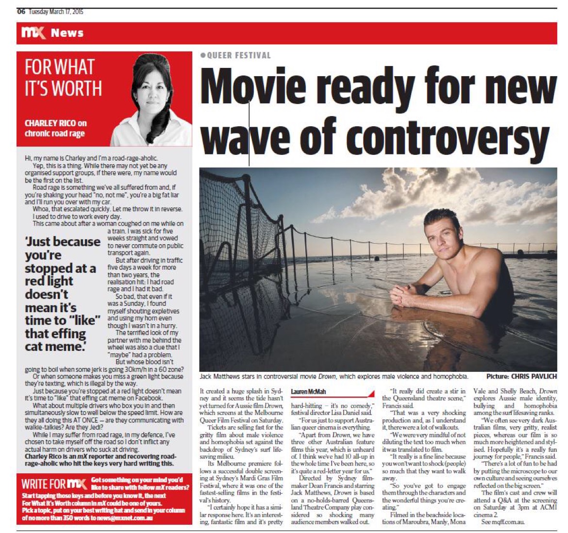 MX Newspaper, Melbourne