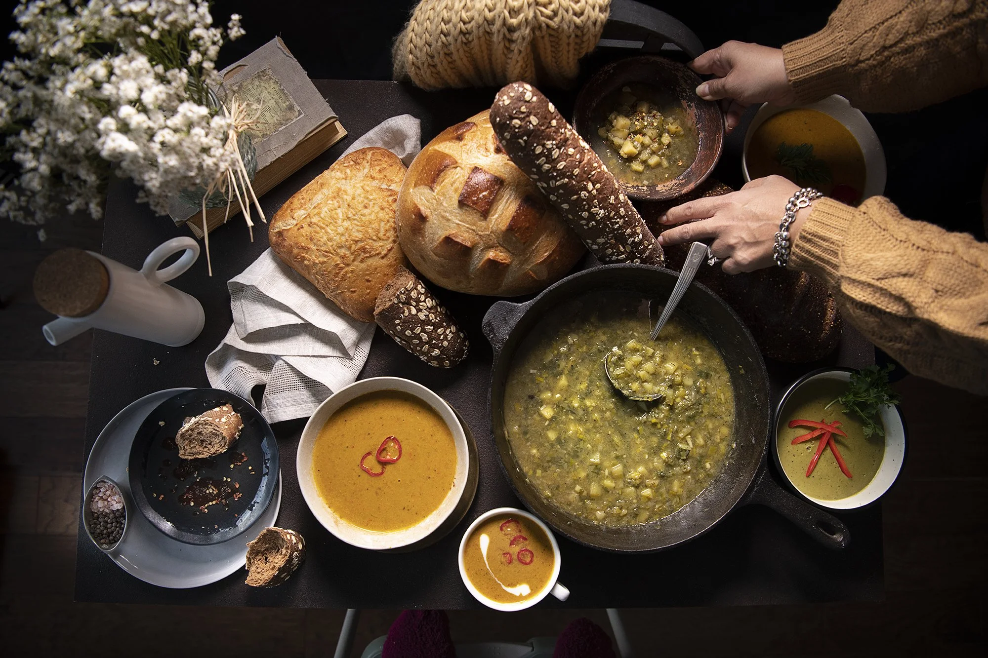Chicago food lifestyle product photographer brand cookbooks