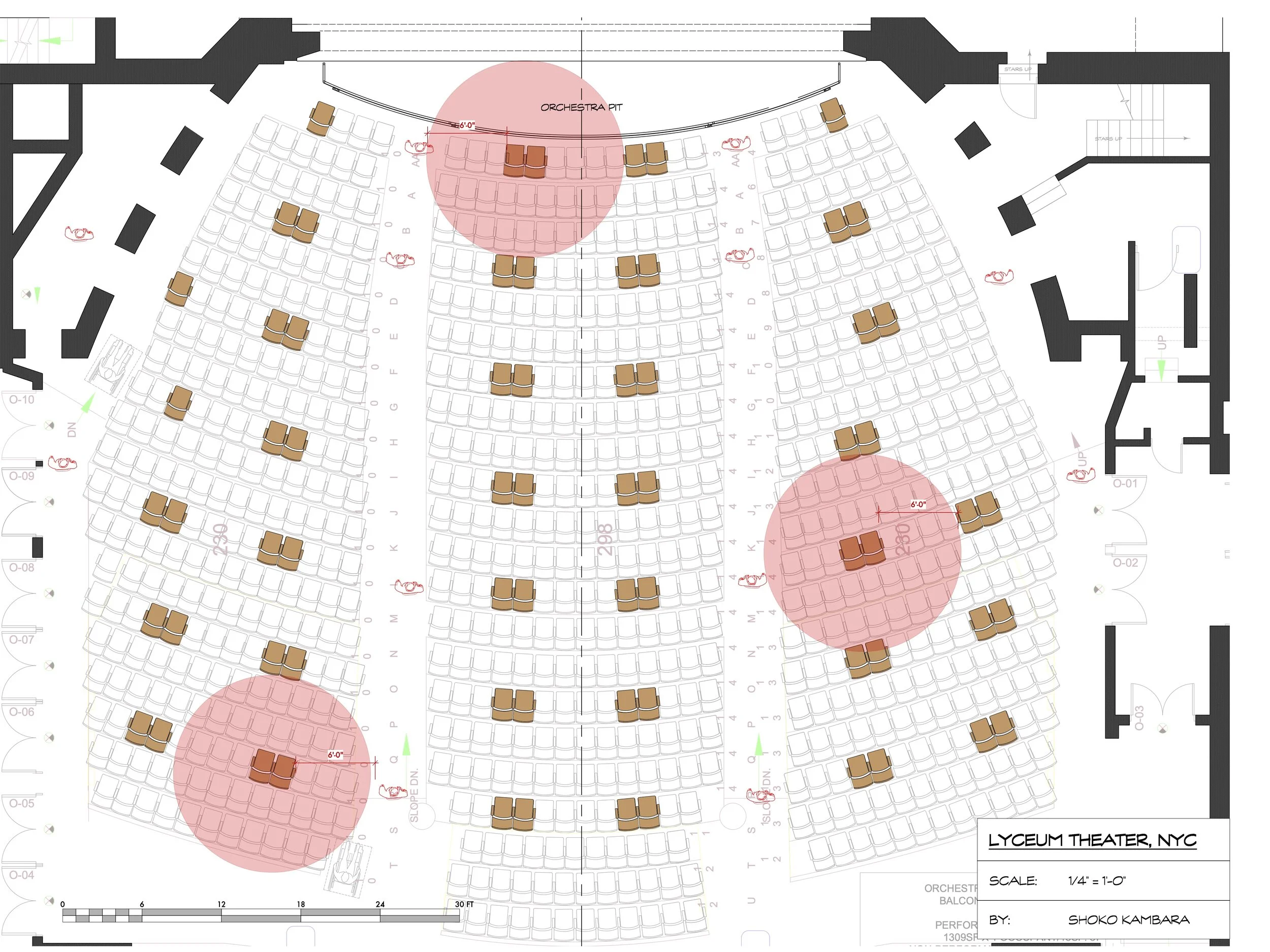 Theater Seating Social Distance experiment