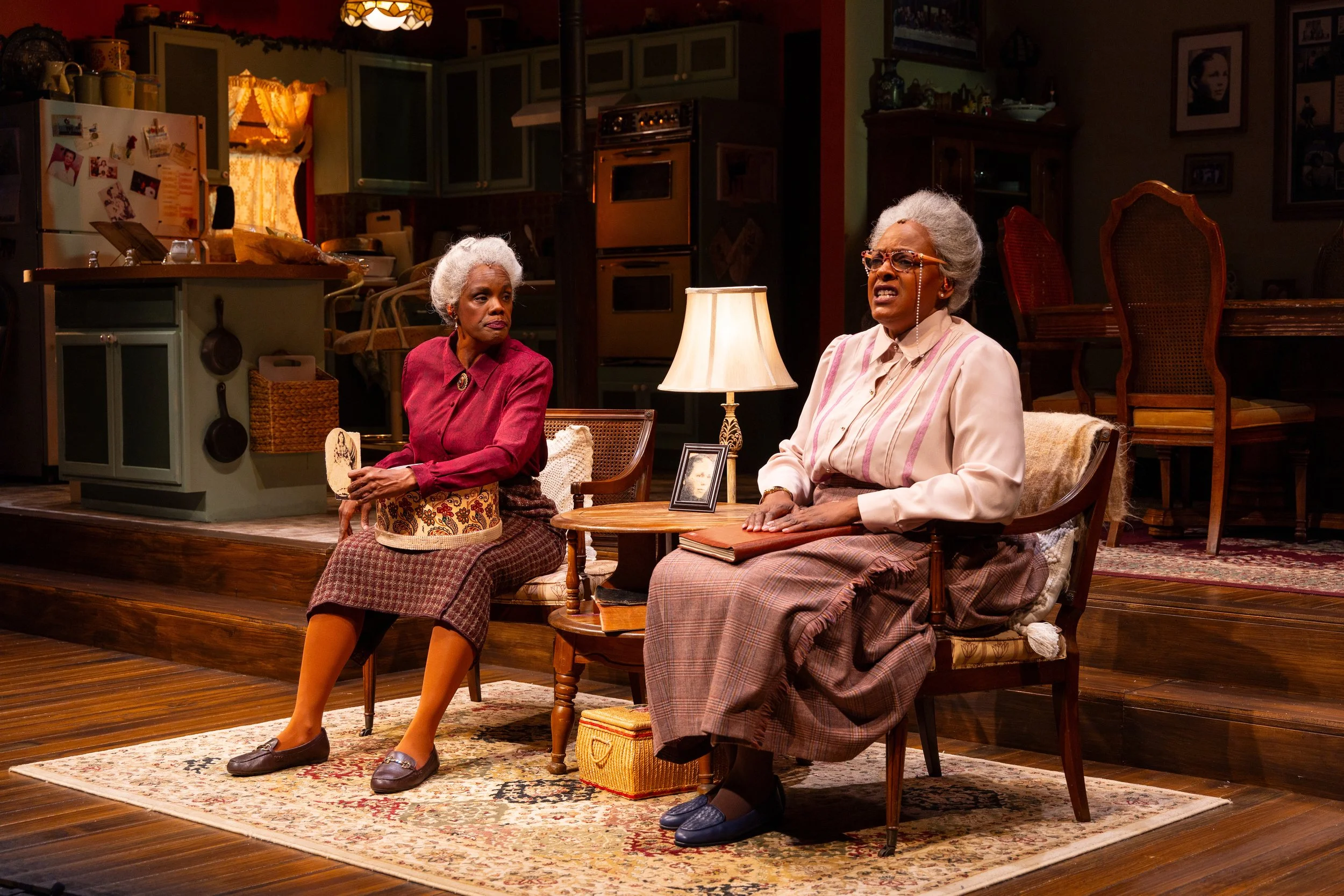  George Street Playhouse  Director:  Laiona Michelle  SADIE - Inga Ballard     BESSIE - Rosalyn Coleman  Costume Design: Ari Fulton  Lighting Design: Jason Lynch  Projection Design: Zavier A.L. Taylor  Wig Design: Leah Loukas  T Charles Erickson Phot