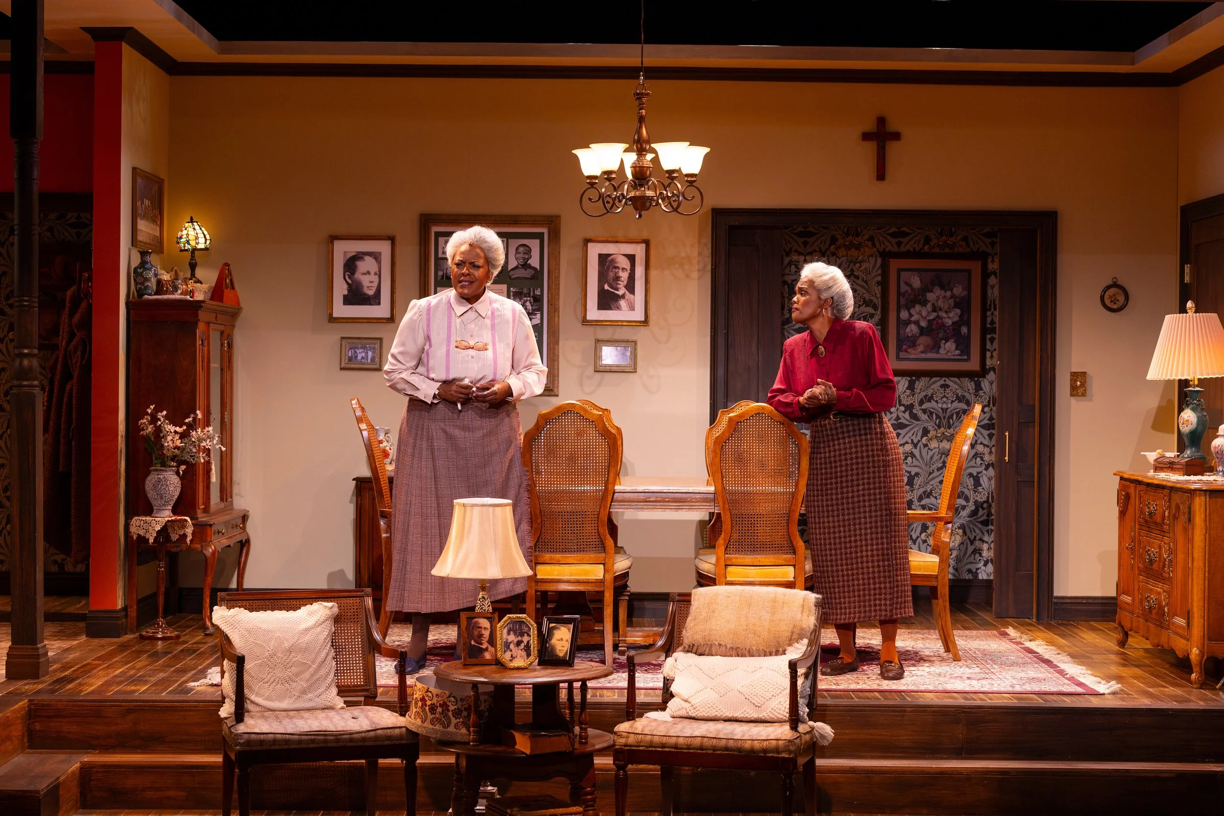  George Street Playhouse  Director:  Laiona Michelle  SADIE - Inga Ballard     BESSIE - Rosalyn Coleman  Costume Design: Ari Fulton  Lighting Design: Jason Lynch  Projection Design: Zavier A.L. Taylor  Wig Design: Leah Loukas  T Charles Erickson Phot