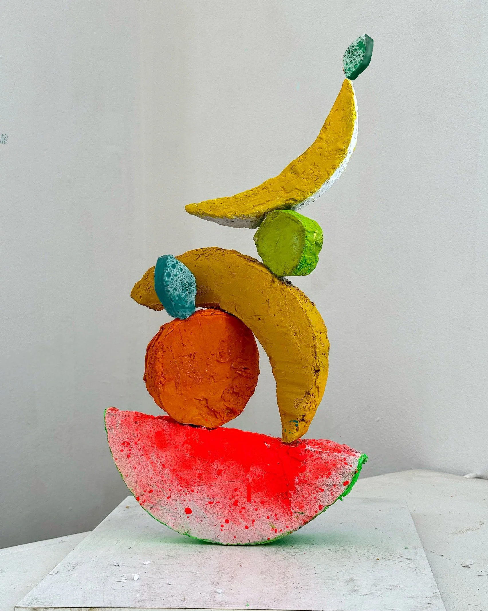 Frutti Tutti 19x12x4 plaster assemblage 2025