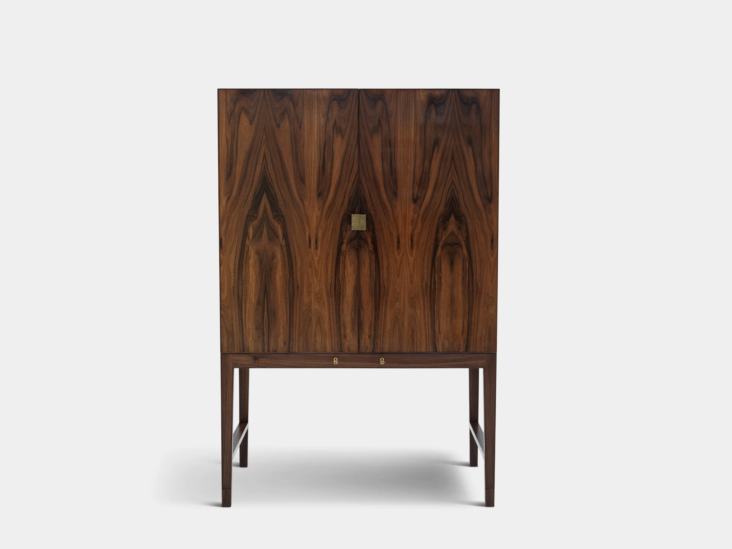   RC-13  - rosewood cabinet with trays and drawers.  