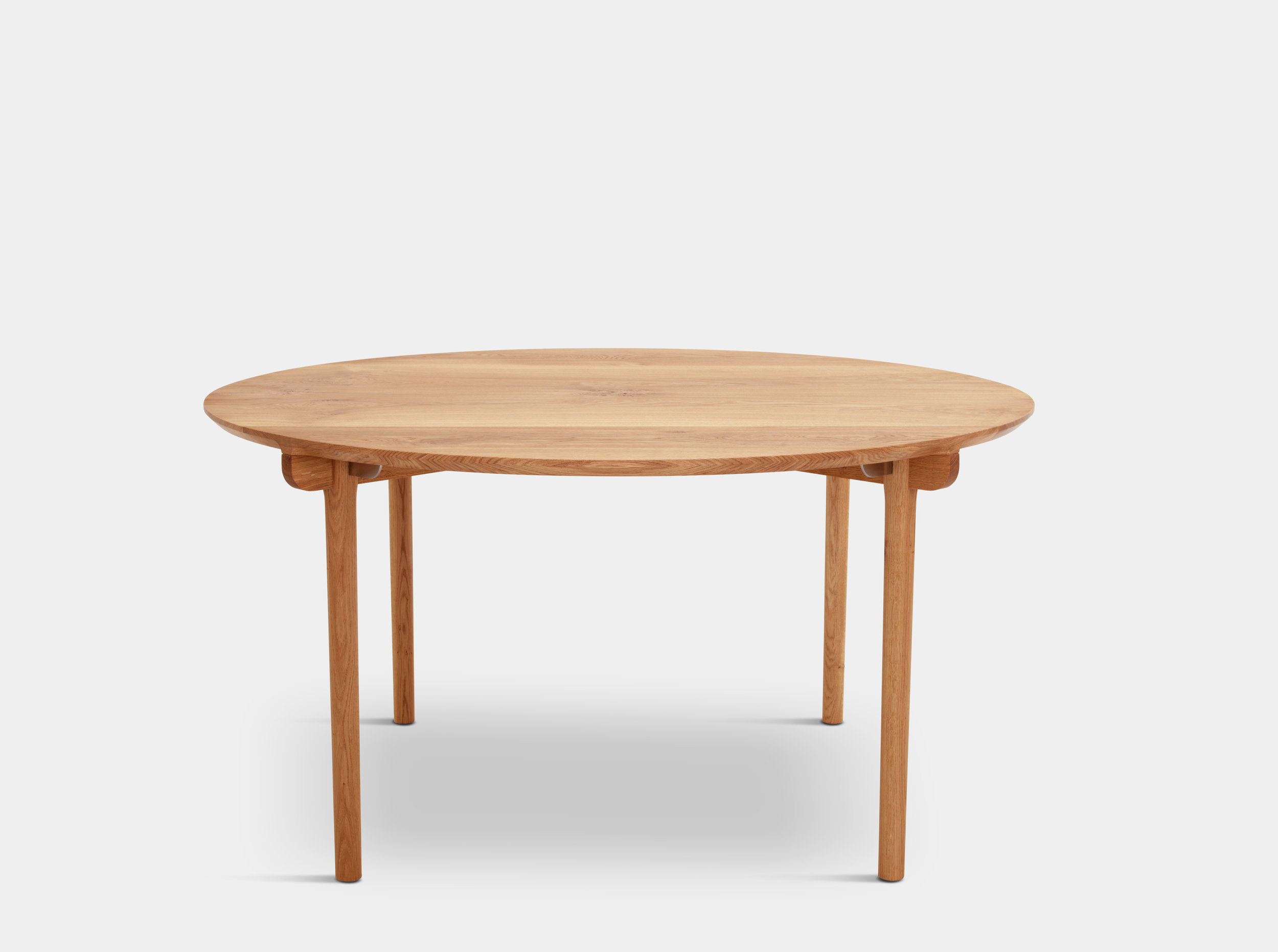   DT-19  - Dining table in Danish oak and stainless steel. 
