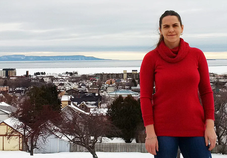 Stacey Livitski was diagnosed with type 1 diabetes when she was seven. She loves Thunder Bay’s outdoor lifestyle, but worries about the impact of the region’s long wait times for appointments with diabetes care specialists. 