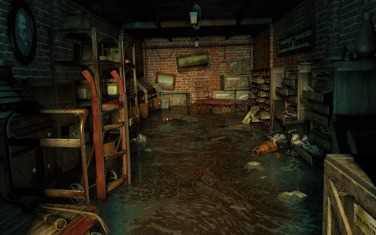 Smithsonian Underground Storage Room: Dark
