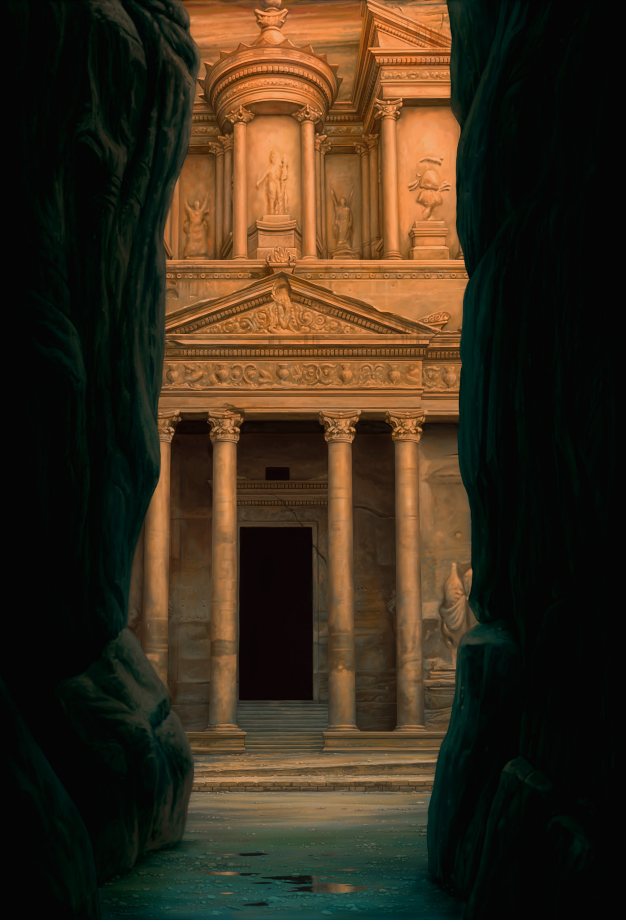 "The Treasury at Petra"