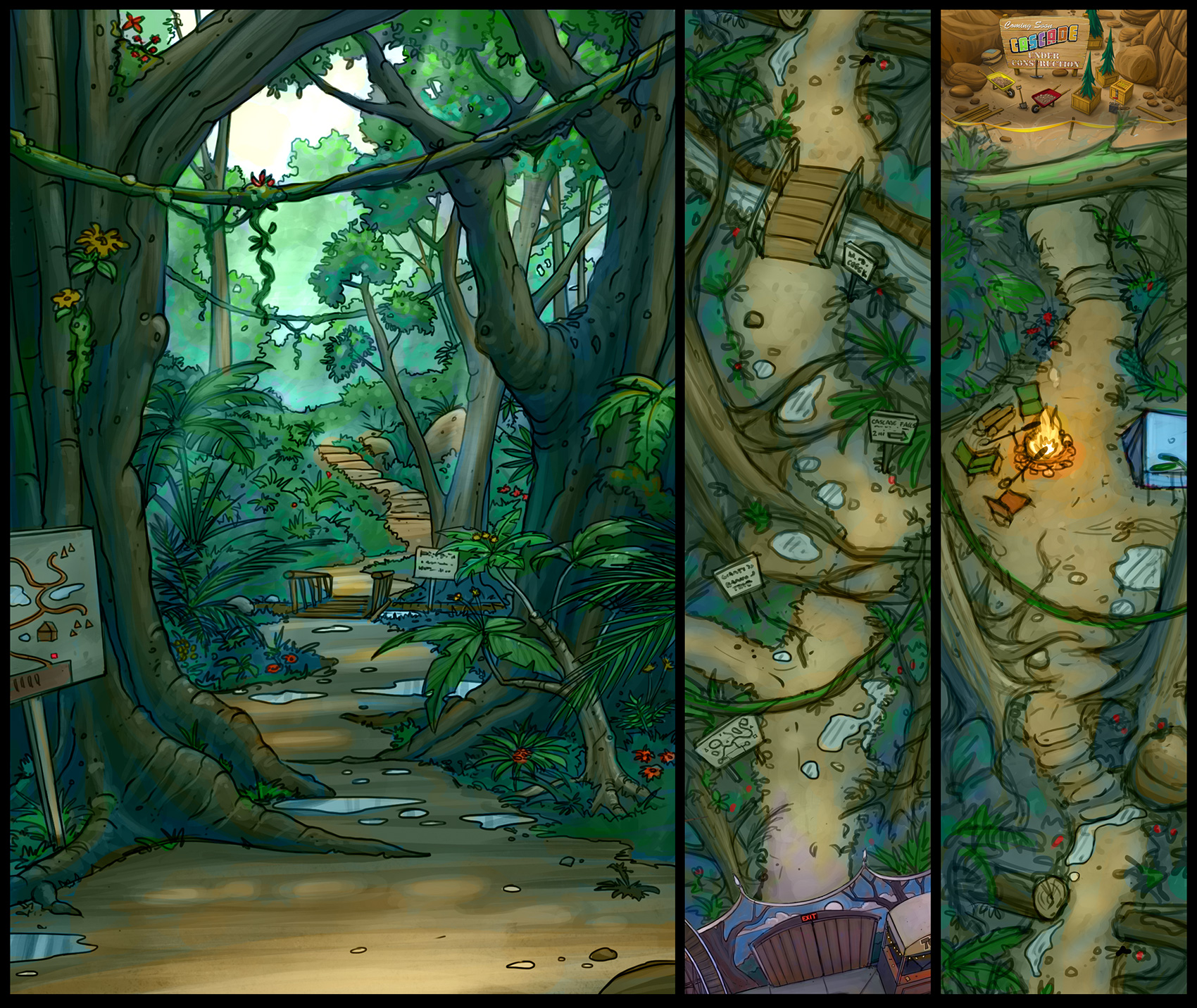 "Rainforest" (Concept art)