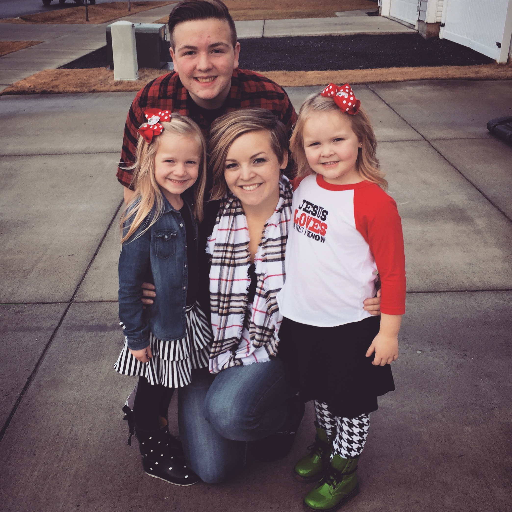on our way to christmas eve dinner