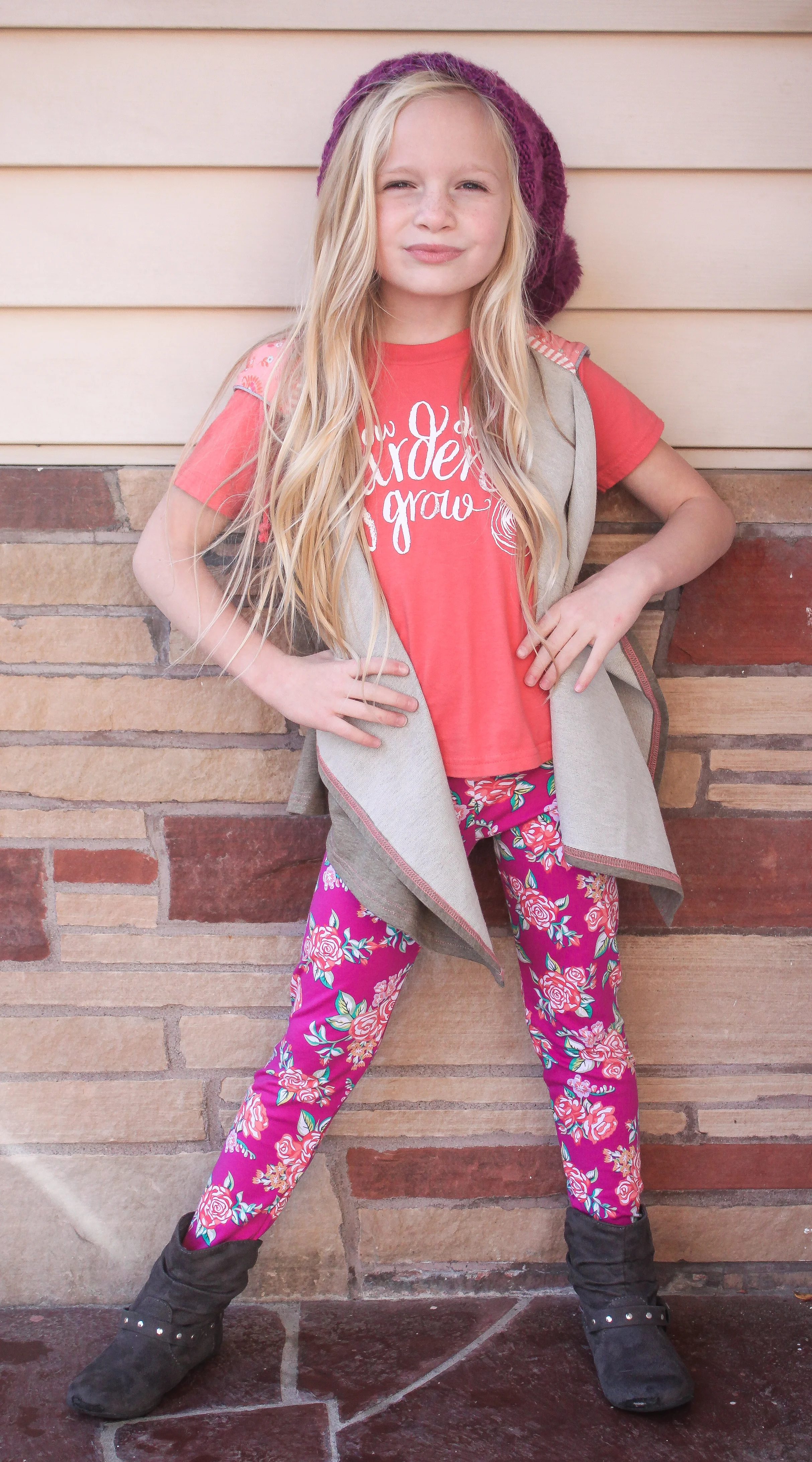 size 6 leggings/ 8 vest