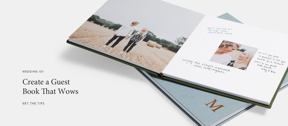 Looking For A Guest Book Idea? Try Making One Through Artifact Uprising!