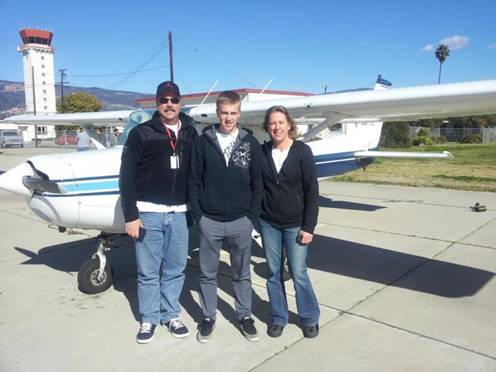 Daniel R.- Private Pilot 1/12/2013, N4717L 17 years old and 40 hours of flight time!