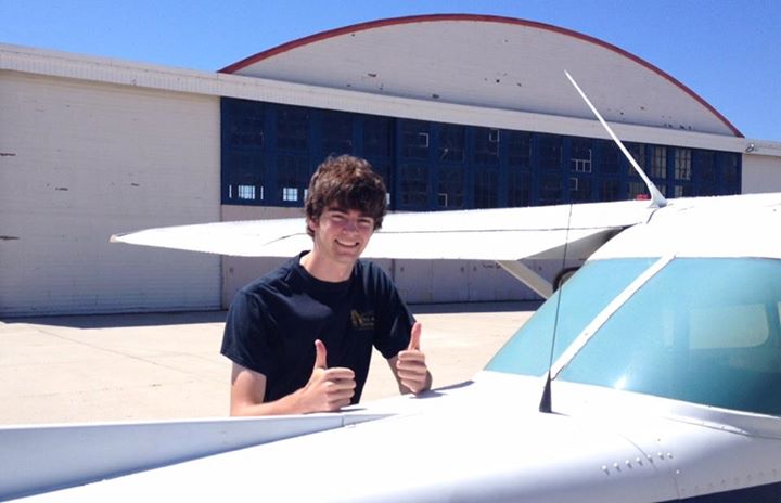 Austin H. - First Solo 8/23/2014, N4637G Austin participated in our summer camp back in 2010!
