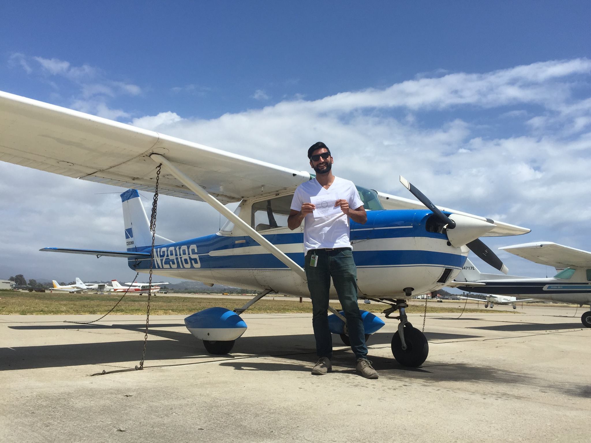 Sherwin S. - Private Pilot May 7, 2015 CFI Matt Berlo