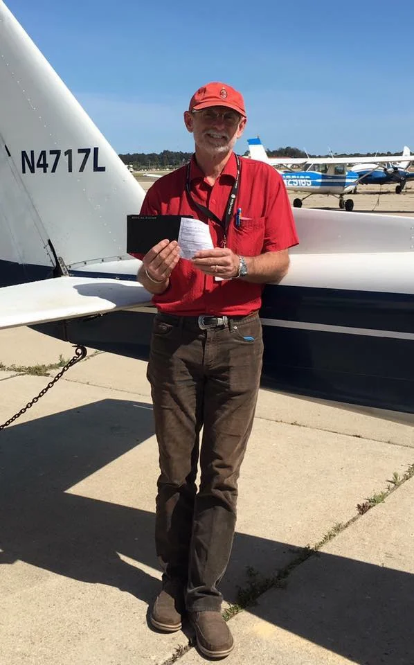 Robert B.- Private Pilot Certificate, April 20th, 2016
