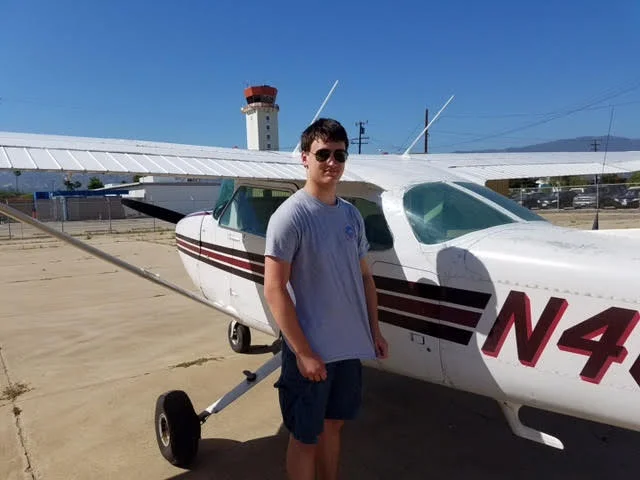 Congrats on your first solo flight, Spenser!