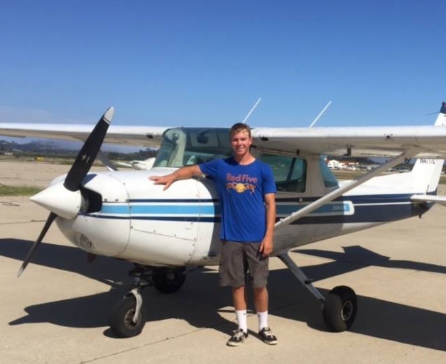 Bryce M. First Solo N4717L - July 3, 2015