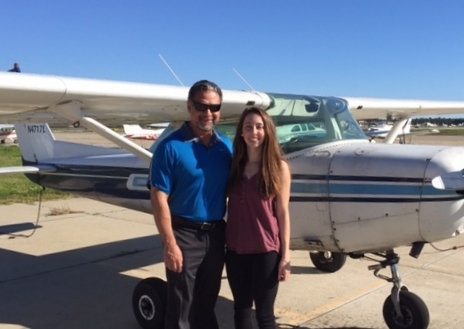 Emma Sullivan - Private Pilot Emma, daughter of Above All owners Shawn and Joel Sullivan, earned her private pilot certificate today! We are so proud of you Emma! January 24, 2015, N4717L, Bill Peterson