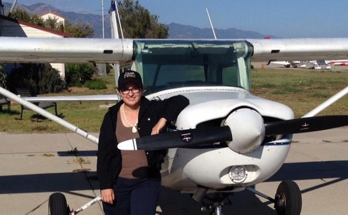 Anna R.- First Solo 8/21/2014 N4717L-John Mottarella