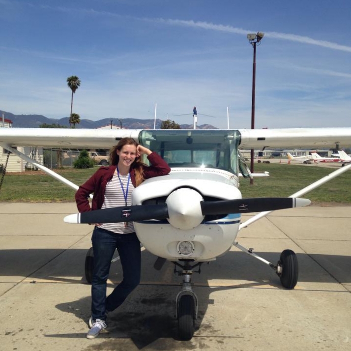 Hannah Lounsbury - Private Pilot 4/8/14, N4717L