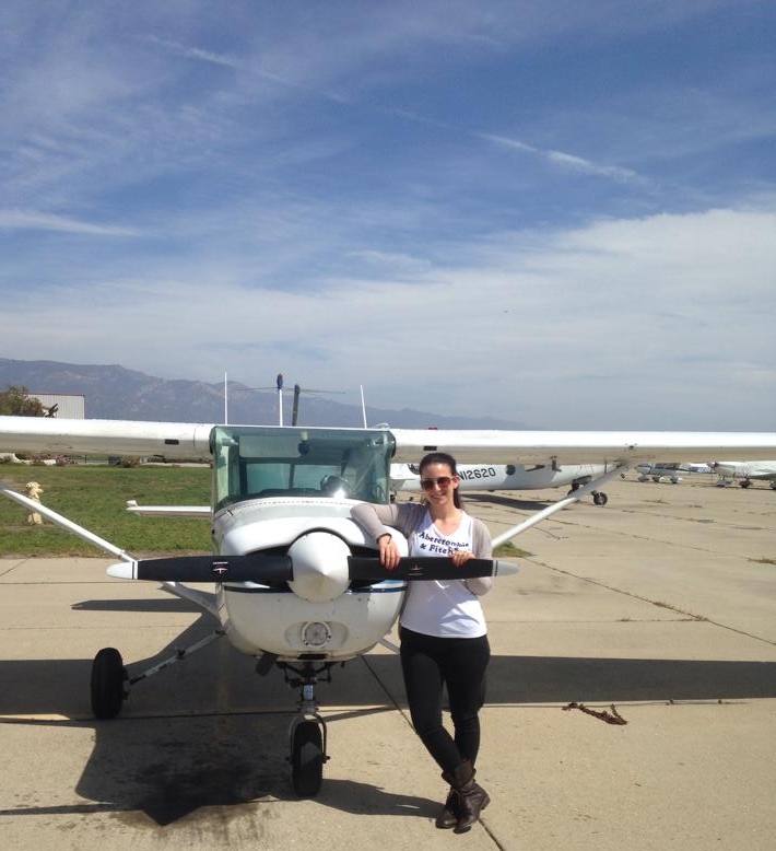Bianca Huppi - First Solo 3/20/2014, N4717L, Bill Peterson