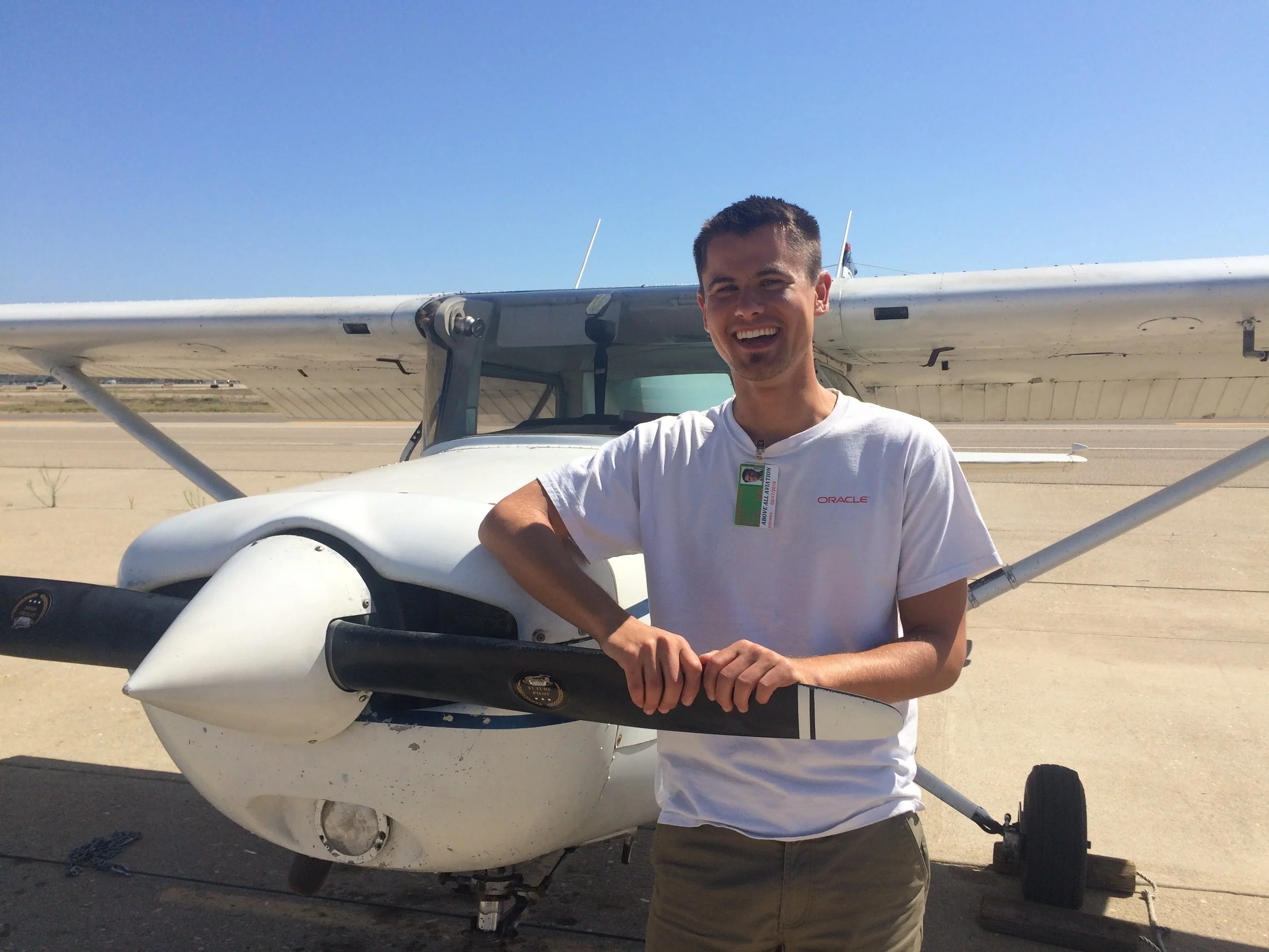  Alex B. earned his Private Pilot Certificate 9/30! 