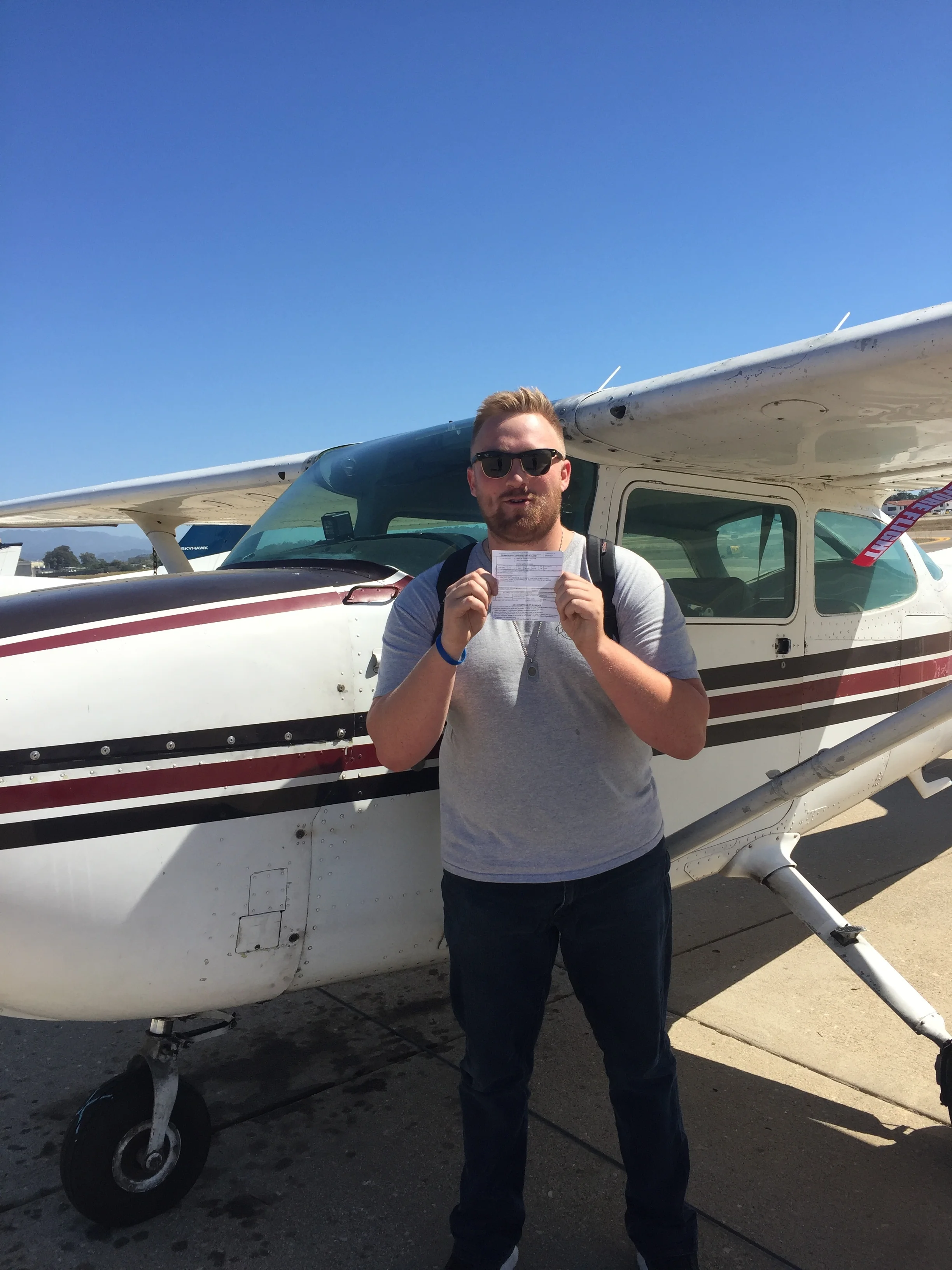  2 in 1 day! Martin E. earned his CFII! 