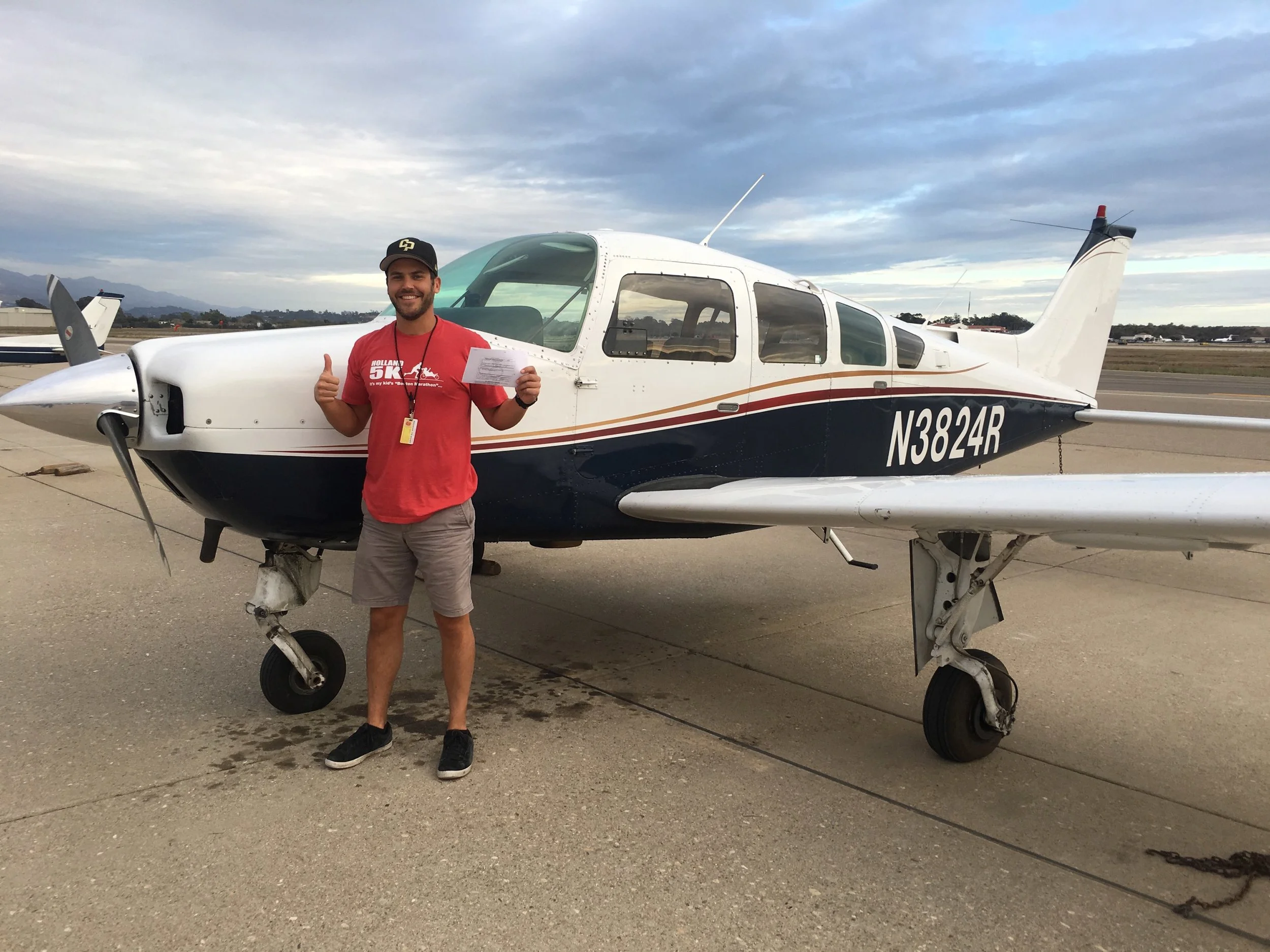 Congrats on earning your Commercial Pilot Certificate, Steve! We're so proud of you!