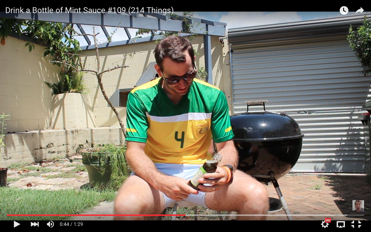 Drink a Bottle of Mint Sauce #109