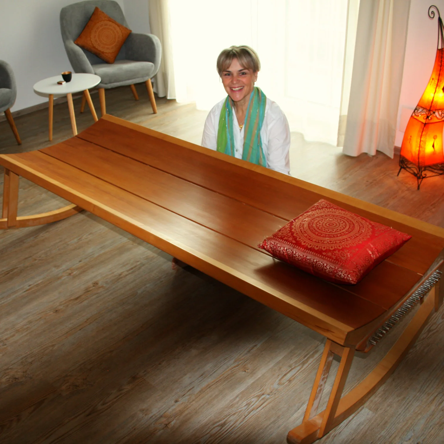 Klangmassage auf der Klangliege