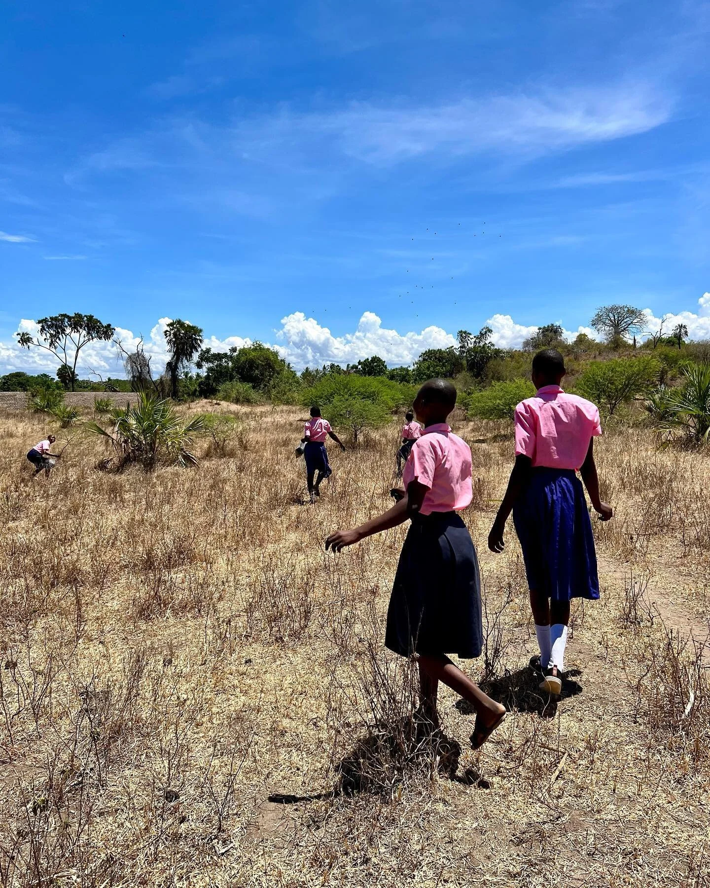 Mothers are leading the charge for climate action and educating their daughters.  With Kenya in drought, food security is unstable, a legacy of deforestation,  and girls being left behind to continue the cycle of poverty,  our Mommas on Fire are sayi