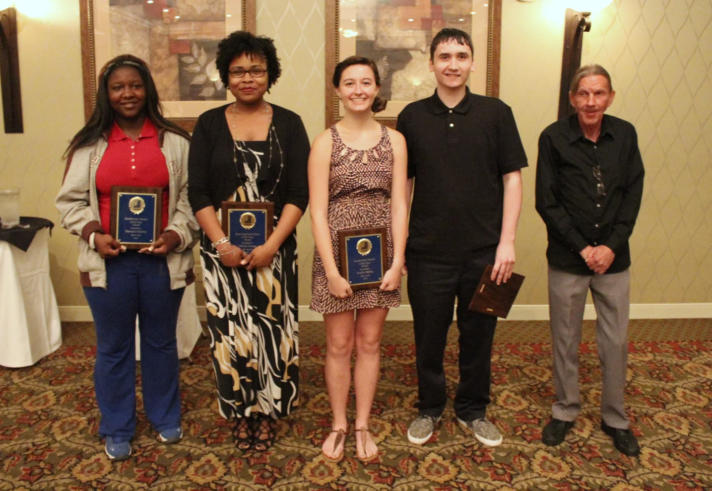 GoodGuides Mentee of the Year: Danasjia Horsley; Most Improved Client of the Year: Felicia Young; GoodGuides Mentor of the Year: Kaylin Bailey; Skill Training Client of the Year: Landon Conner; Worker of the Year: Donald Alloway