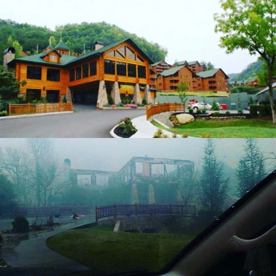 Large portions of Westgate Resort were destroyed in the fire.