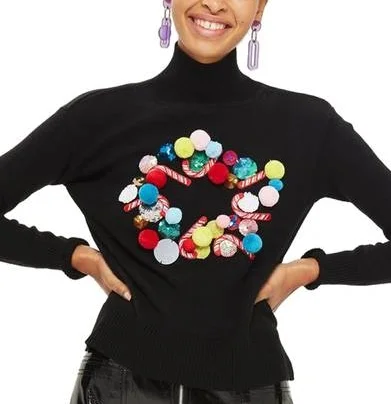 Modern day ugly Christmas sweater from Nordstrom selling for $100.