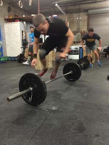  Supercleary gets supercleary-d (ish) above and Corey gets tricky with a burpee to a 10 foot target!