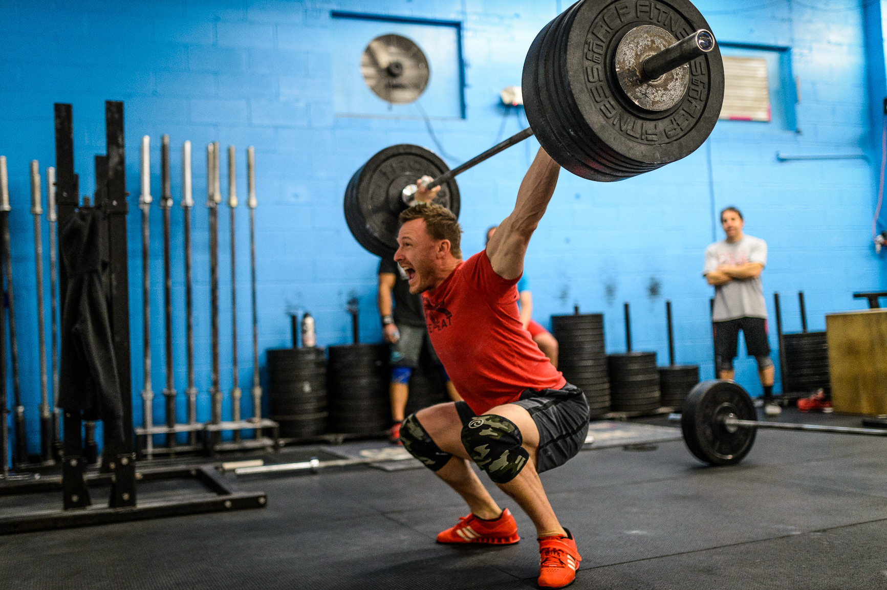 Rob hitting a 255lb PR snatch today!