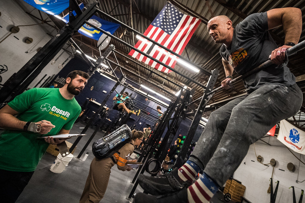 Coach Kyle Zimmerman during 19.4 Photo: @supercleary