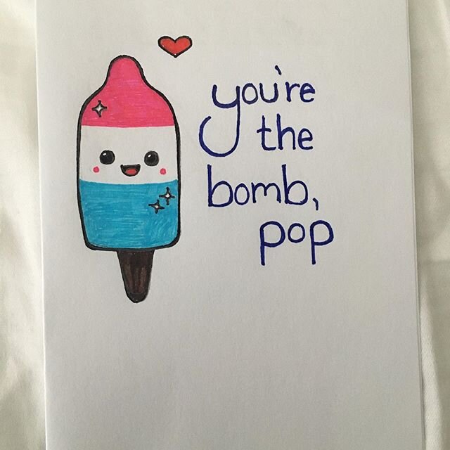 Thanks mama and baby Moyo for the card. Happy (almost) dad tears. @pamvero