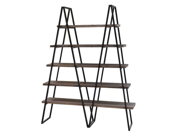 Double Pointed Bookcase