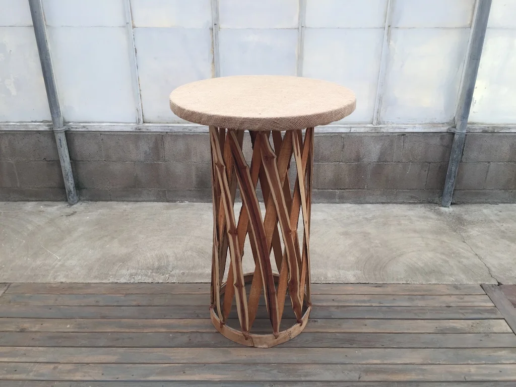 EQUIPALES HIGHBOY WITH BURLAP
