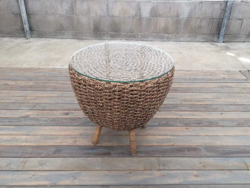 WOVEN SIDE TABLE