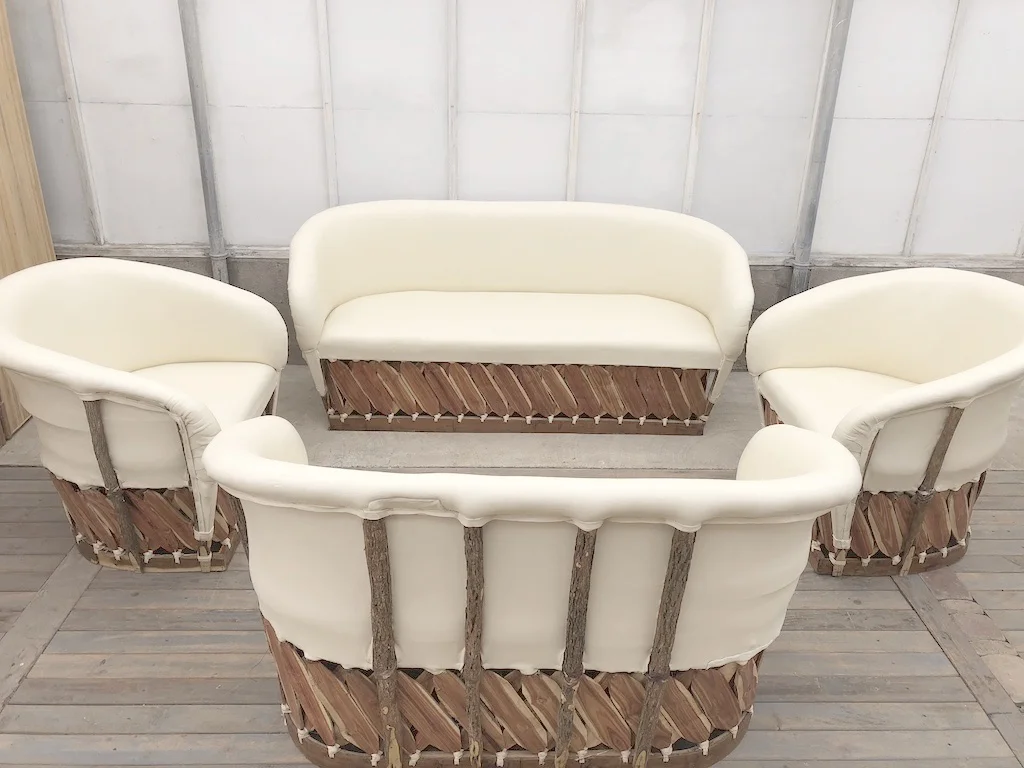 Equipales Ivory Lounge Set