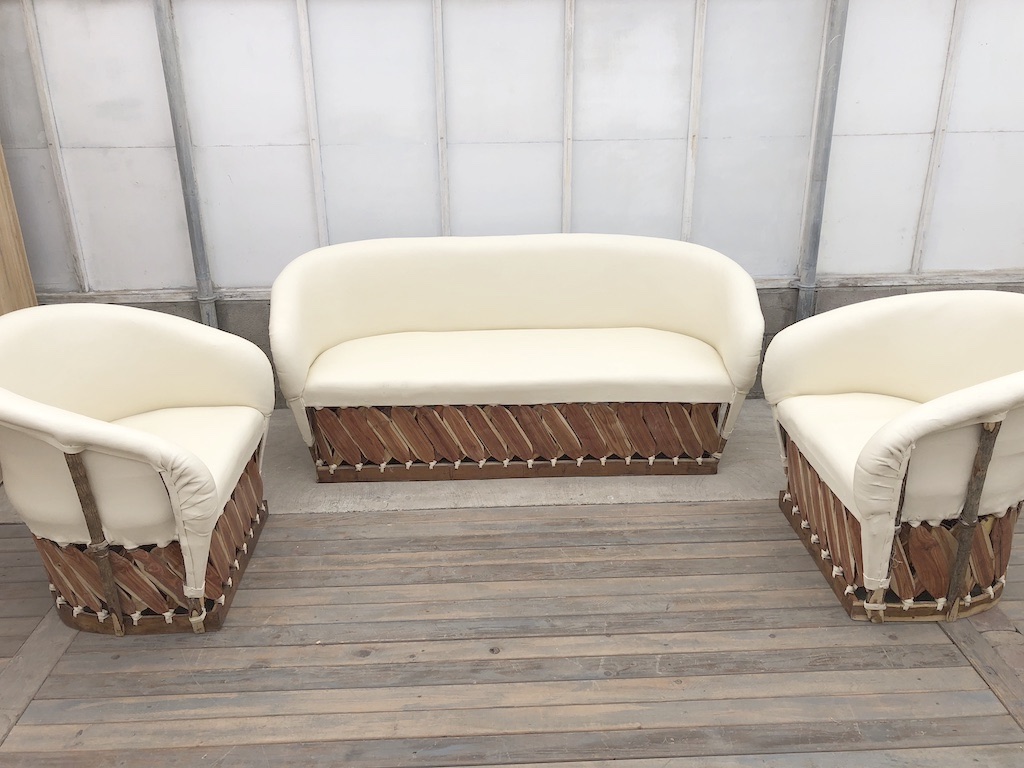 3pc Ivory Lounge Set