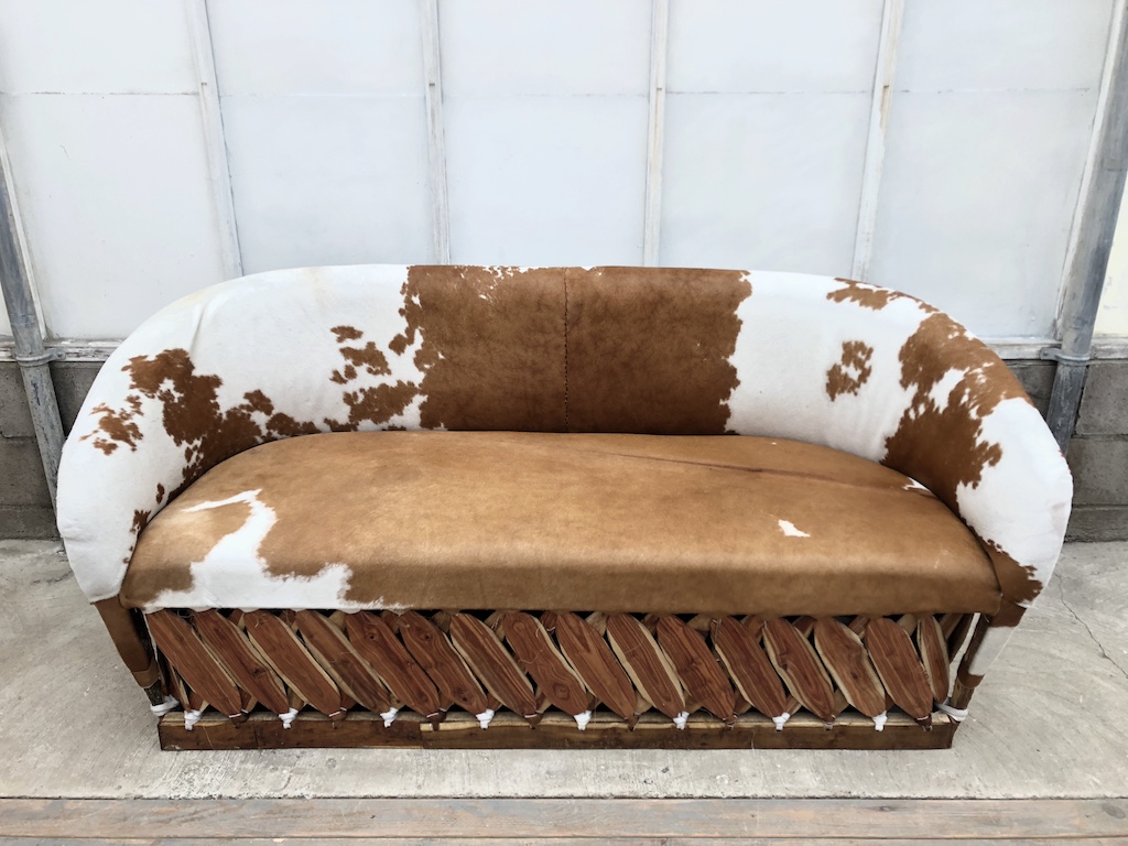 Large Cow Hide Sofa
