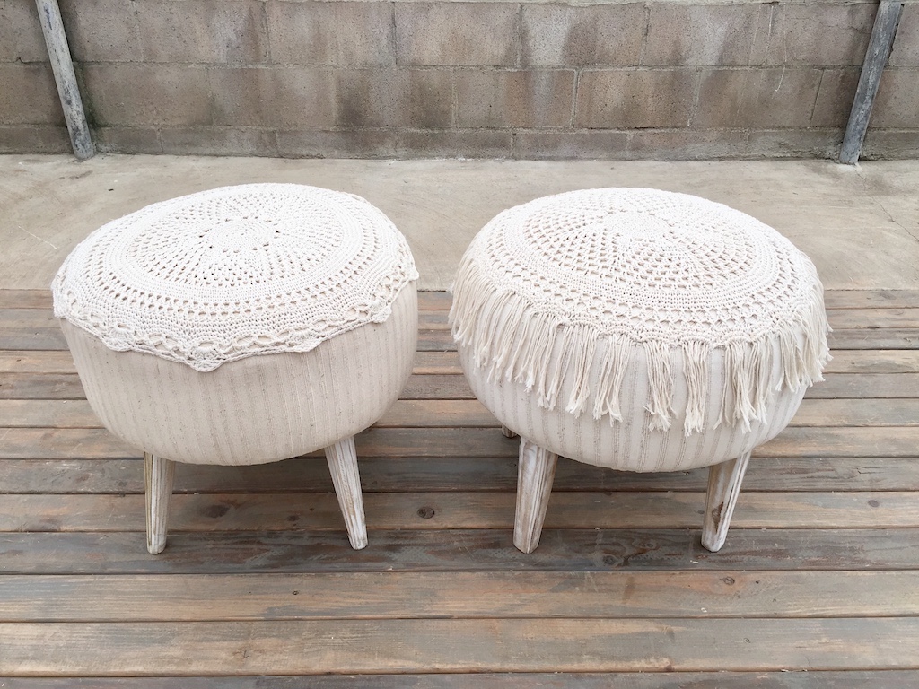 Macrame Ottoman