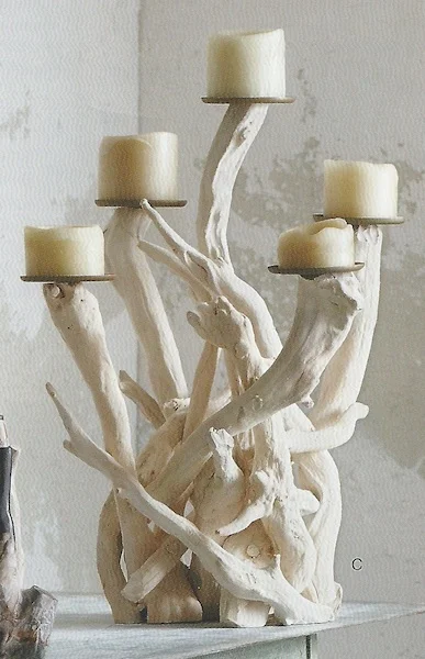 Small Driftwood Candelabra