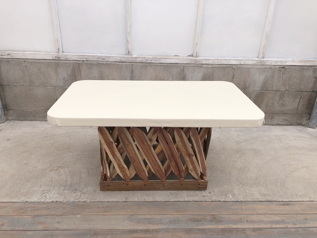 Equipales Ivory Table 40x24x20H