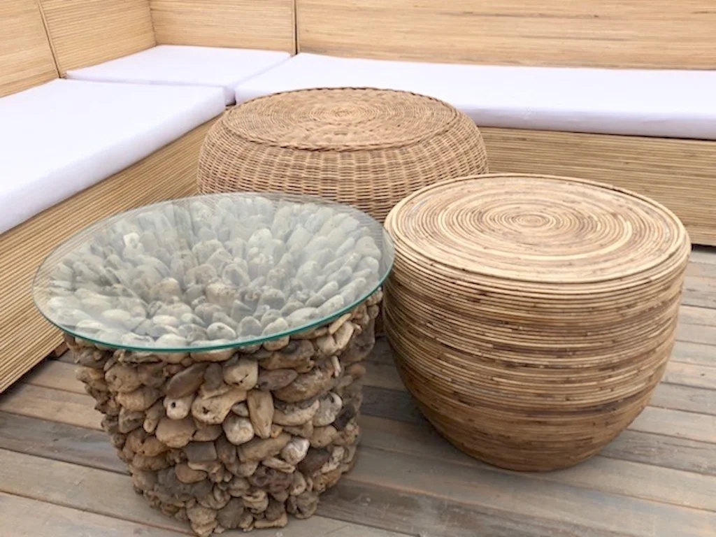 Beach Cabana Table Trio