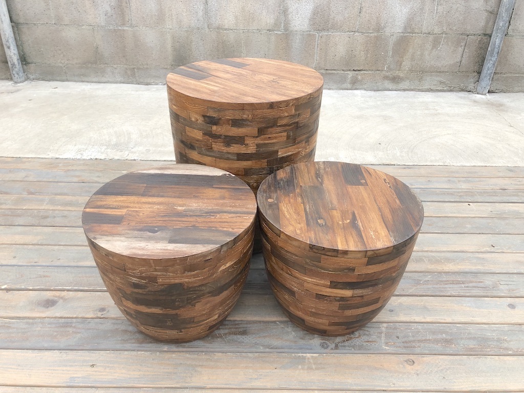 Patchwork Table Trio